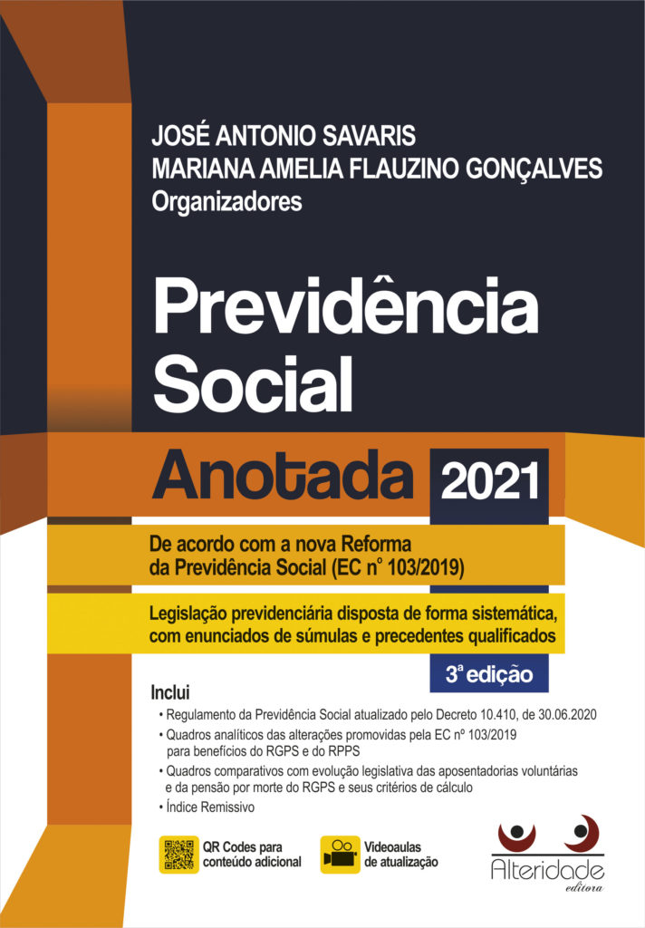 Imagem de Capa do Livro Previdência Social Anotada 2021